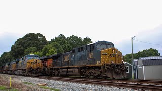 CSX Railfanning along the Charlotte Sub & Terrell Sub