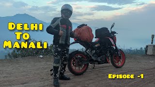 Winter Ride Delhi to Manali EP-1 | Winter Ride at Himachal Series