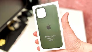 ЛУЧШИЙ ЧЕХОЛ ДЛЯ IPHONE 12 IPHONE 12 PRO КЛИП-КЕЙС APPLE SILICONE CASE КИПРСКИЙ ЗЕЛЁНЫЙ