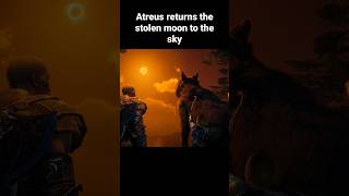 God of War Ragnarok - Atreus returns the stolen moon to the sky #shorts