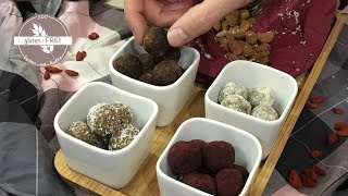 Energiebällchen / Power Balls / Powerballs / vegan / rohvegan / glutenfrei backen mit Nadine