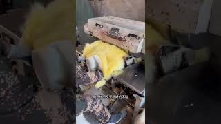 How to make a sheep skin! pruduct, processing factory... #sheep #sheepskin #factory #