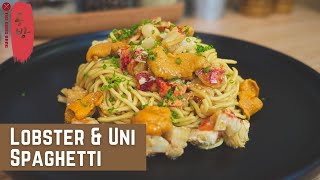 Spaghetti with Uni | Spaghetti with Lobster and Uni | Luxurious Pasta Dish |