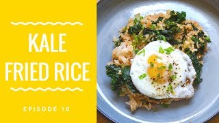 DELICIOUS KALE FRIED RICE RECIPE | How To Make Fried Rice