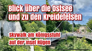 Über Kreidefelsen schweben mit Blick über die Ostsee | Königsstuhl auf Insel Rügen