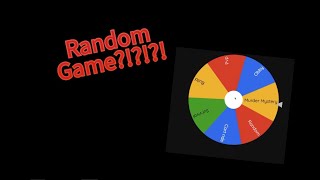 Roblox but my game is RANDOM!?!?!?!