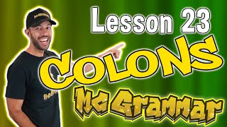 English Lesson: Colon Lesson for Kids | Learn through music and rap with MC Grammar