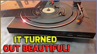 Restoration of the old SONY PS-LX43P turntable | Restore and customize with wood