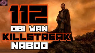 Star wars battlefront 2. 112 killstreak obi wan Naboo