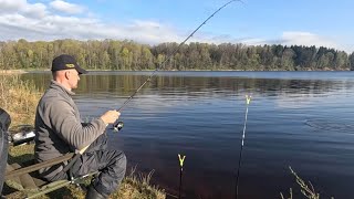 Нашёл Красивое место где мало Людей рядом с городом. Простая рыбалка на Фидер весной с берега!