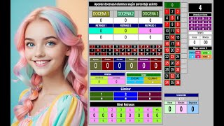 Ruleta. Calculadora de libre uso que trabaja con docenas y porcentajes de aparición.