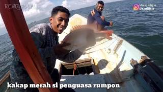 mancing kakap merah di spot rumpon muara badak