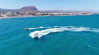 Water Sports drone footage sofa Crete