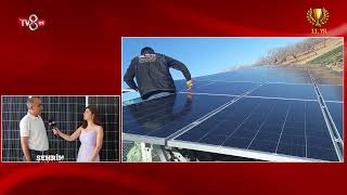 HALFETİ SOLAR1 ENERJİ SİSTEMLERİ - TV8int - ŞEHRİN NABZI