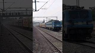 Train Horn Sound Effect VATVA WAG7 28725 with 15716 Garib Nawaj Express at 100 kmph