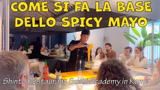 COME SI FA LA BASE DELLO SPICY MAYO | BASIC SPICY MAYONNAISE | 🍣 Sushi Academy 🇮🇹