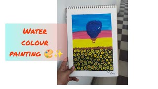 Water colour painting 🎨✨|Pavitra's creative mind ❤️#painting #artist #art #paint #paintingtutorial