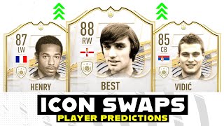 FIFA 21 | ICON SWAPS 1 PLAYER PREDICTIONS 😱🔥 FT. GEORGE BEST, THIERRY HENRY & NEMANJA VIDIĆ ✅