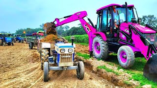 JCB 3dx backhoe loader leveling Work JCB Miti khudai JCB Miti khudai JCB video #jcb #jcb #jcbvideo