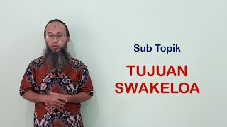 Tujuan Swakelola