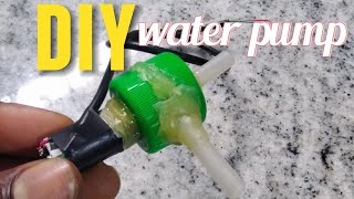 how to make a water pump/fabriquer une pump