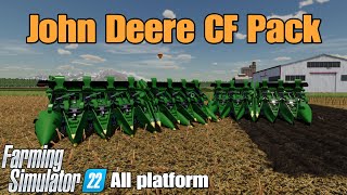 John Deere CF Pack / FS22 mod for all platforms