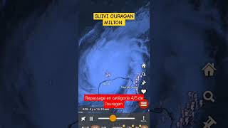 🌀SUIVI OURAGAN MILTON : repassage en catégorie 4/5 !#shorts #hurricane #storm #usa #weather #youtube