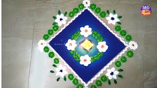 latest Rangoli | special rangoli | easy rangoli | Simple Rangoli Designs