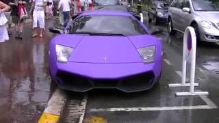 Purple matte Lamborghini Murcielago LP670 4 SV