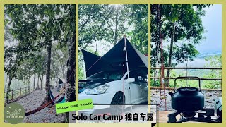 Mini Vlog | Solo Car Camp in the Rain @ Willow Tree Valley | 女生雨天独自车露