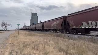 BNSF 1099 H1 as end of train DPU