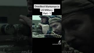 Deadliest Marksman in US Military Part - 1 #usarmy #marksman #capcut #trendingvideo #combat  #sniper