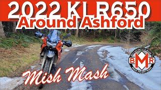 ADV Motorcycle Riding the 2022 KLR 650 Around Ashford, WA (sort of)