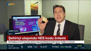 İSTANBULKART HES KODU UYGULAMASI 16 12 20 20 13 BÜLTENİ