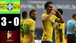 BRAZIL vs VENEZUELA |  COPA AMERICA  CUP 2021 | 3-0 ALL Extended Highlights & Goals -2021