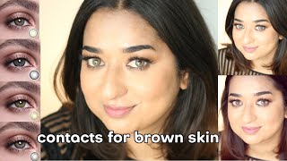 Contacts for brown | Indian Skin | just4kira | The only Contact Lenses I use