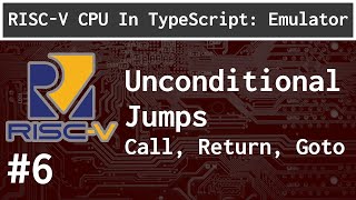 Unconditional Jumps and Running C code: RISC-V ep.6