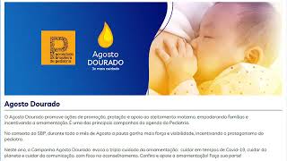 Participação de Dr  Marcus Renato   Agosto Dourado na Sociedade Brasileira de Pediatria