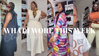 WHAT I WORE THIS WEEK | Closet Chronicles