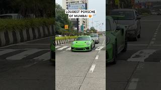 LOUDEST PORSCHE OF MUMBAI 😍 #porsche #supercars #mumbai