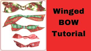 How to Make a Bow Series Part 1 - How to Make a Winged Bow Tutorial