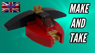 LEGO set TRUNINJAGO-3 Micro Kai's Fighter Jet build and review