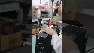 Assembly of the solar inverter