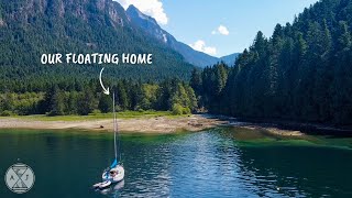 ALONE on Anchor in Desolation Sound.. An Emotional Start to a New Adventure | A&J Sailing