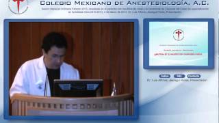 Anestesia en el Paciente con Insuficiencia Renal 20130304 Bienvenida y Presentación   Dr  Luis Alfon