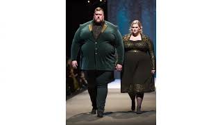 FABULOUS [PLUS-SIZE] MODEL MAN & WOMAN PARTY WINNER DRESS DESIGNER DESIGNS!