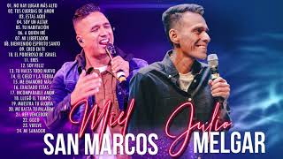 2 HORA DE MÚSICA CRISTIANA JULIO MELGAR Y MIEL SAN MARCOS LOS MEJORES CANCIONES-ALABANZAS CRISTIANA