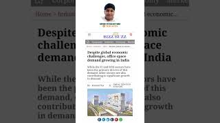 Office Spaces demand Growing In INDIA. #latestupdate #officespaces #demandincrease #2024