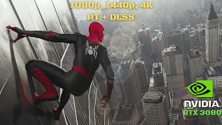 RTX 3080 in Spider-Man Remastered - 1080p, 1440p, 4K, Raytracing + DLSS