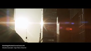 Black Magic Pocket Cinema Camera BMPCC 4K Anamorphic Test Footage | Schneider + Super Takmar 55mm